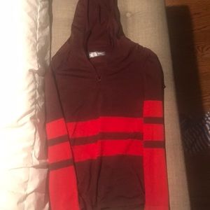 north face athletic sweatshirt